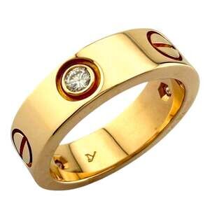 CARTIER 18k Gold Diamond Love Ring